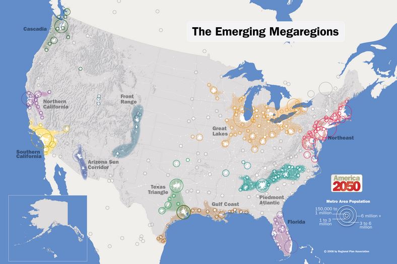 The Emerging Megaregions